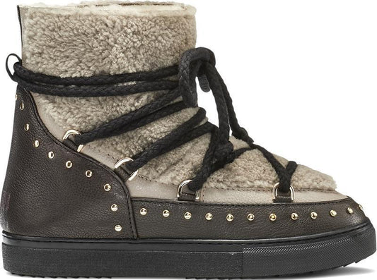 Curly Rock Wedge Sneakers - Womens - Taupe 1