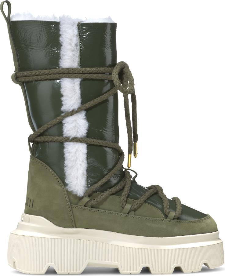 Endurance Cozy Boots - Womens - green 1