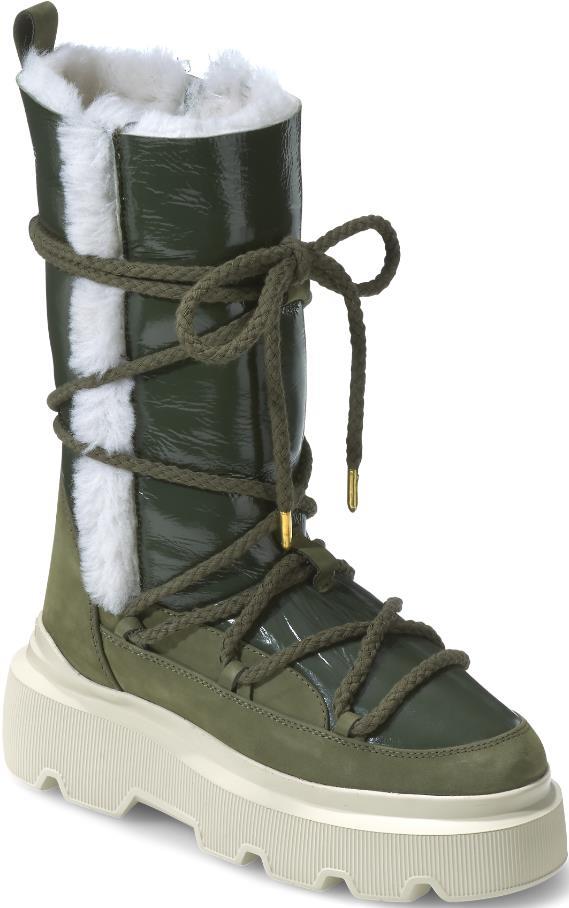 Endurance Cozy Boots - Womens - green 1