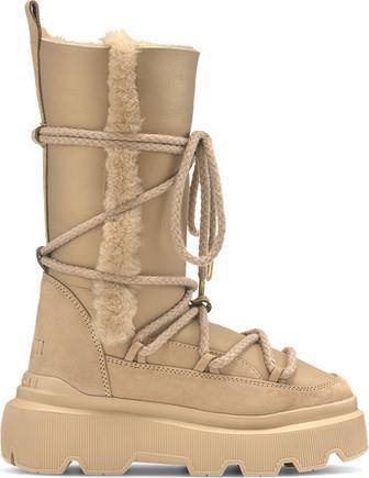 Endurance Cozy Gloss Boots - Womens - Beige 1