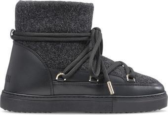 Felt Sneakers - Womens - Black 1