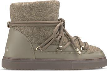 Felt Sneakers - Womens - Brown 1