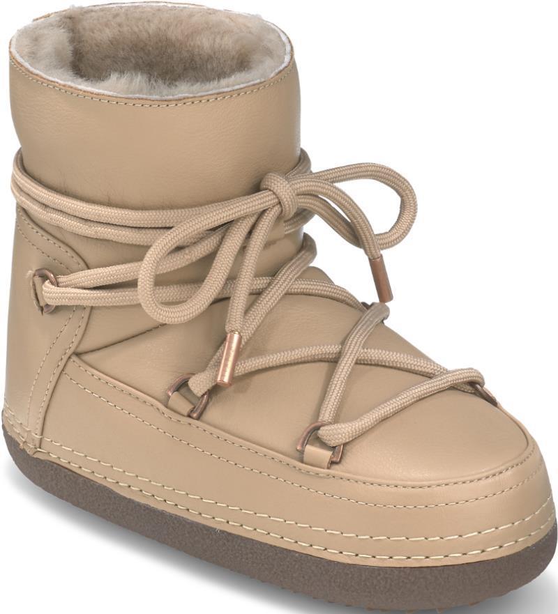 Full Leather Boots - Womens - Beige 2