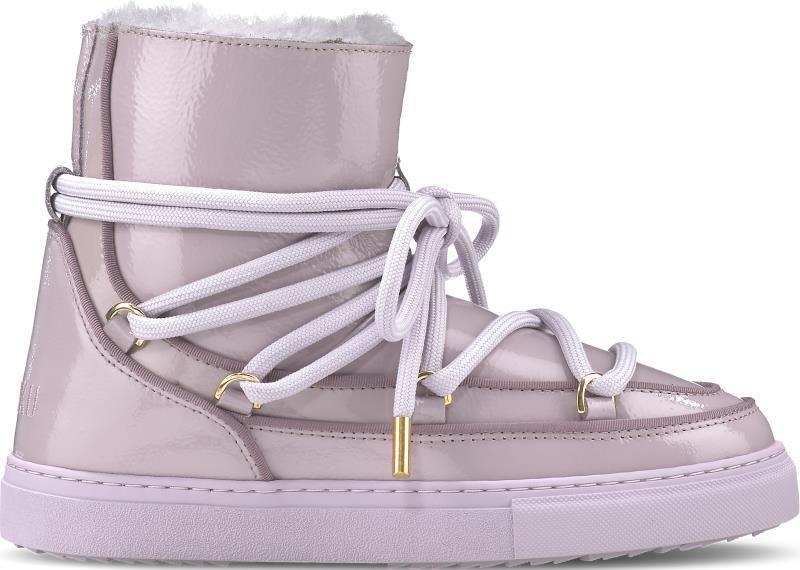 Full Leather Naplack Sneakers - Womens - Purple 1