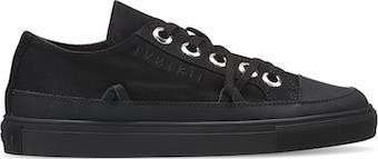 Lace Up Sneakers - Womens - Black 2