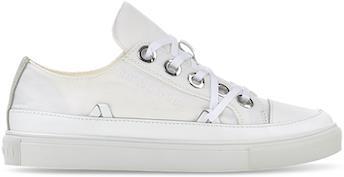 Lace Up Sneakers - Womens - White 2