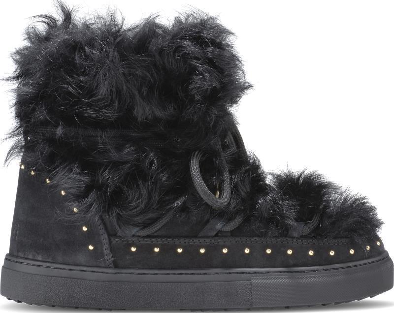 Long Curly Sneakers - Womens - Black 1