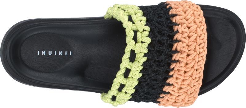 Loose Knitted Sandals - Womens - Lime 2