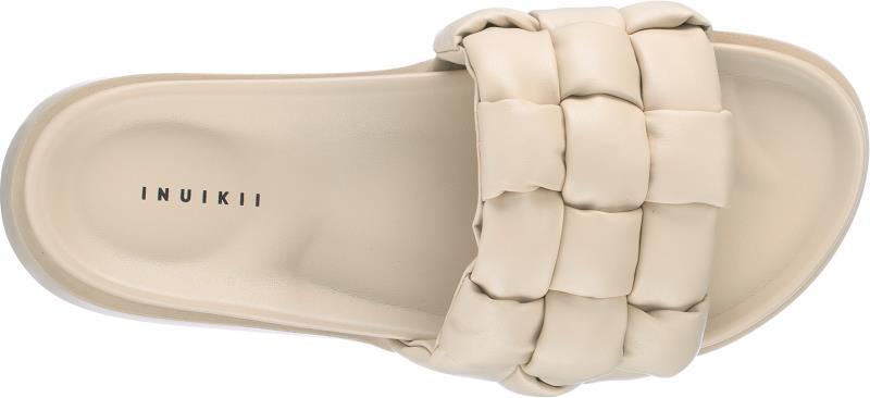 Padded Braided Sandals - Womens - Beige 1