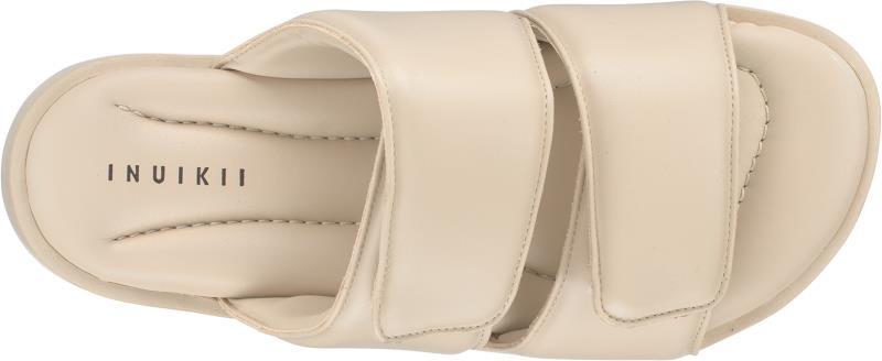 Padded Double Band Sandals - Womens - Beige 1