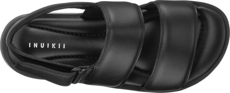 Padded Velcro Sandals - Womens - Black 1