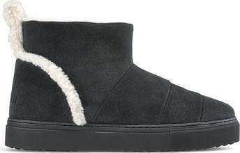 Shearling Slipin Boots - Womens - Black 1
