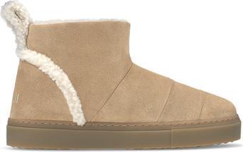 Shearling Slipin Boots - Womens - Pink 2