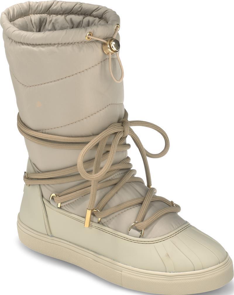 Technical High Sneakers - Womens - Beige 2