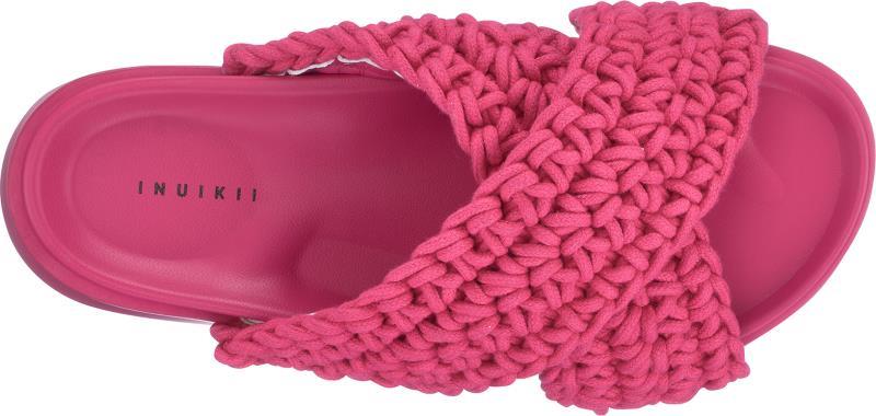 Woven Sandals - Womens - Fuchsia 1