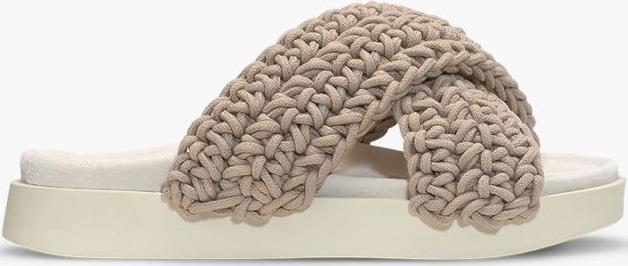 Woven Sandals - Womens - Taupe 1