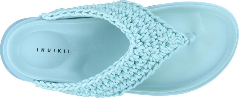 Woven Toe Sandals - Womens - Blue 1
