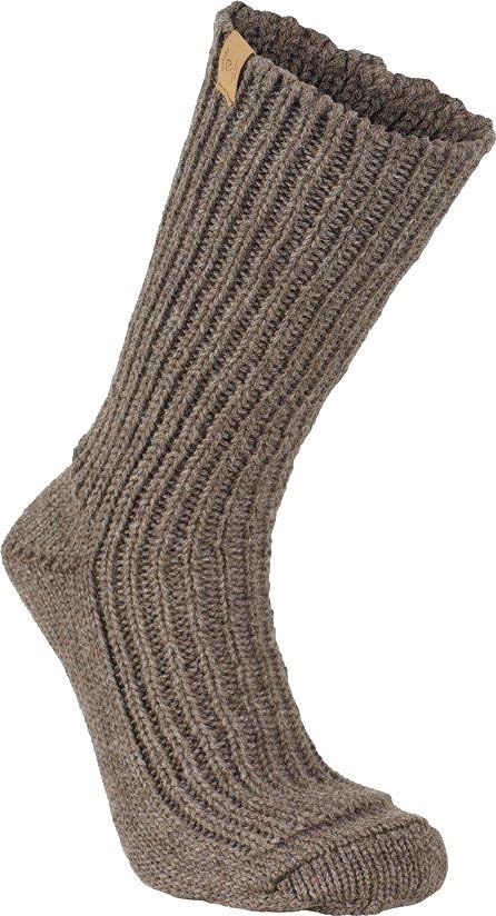 NLS Rag Socks - nutmeg 1