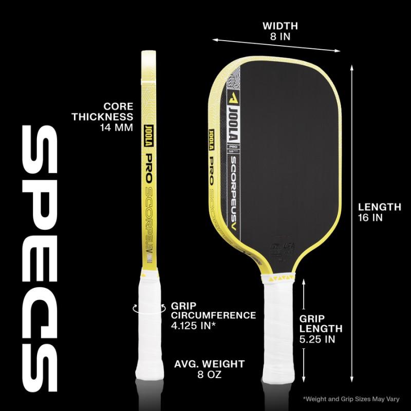 Scorpeus Pro V Anna Bright - 16mm - Pickleball Paddle - not applicable 1