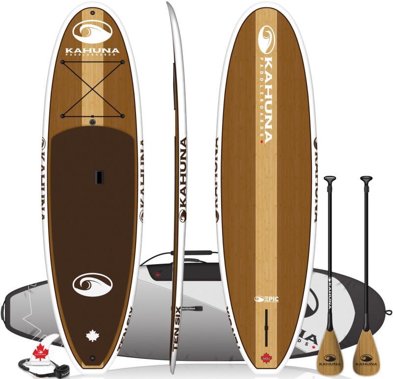 10`6" Epic Classic Woody - White / Bamboo - Package - not applicable 1
