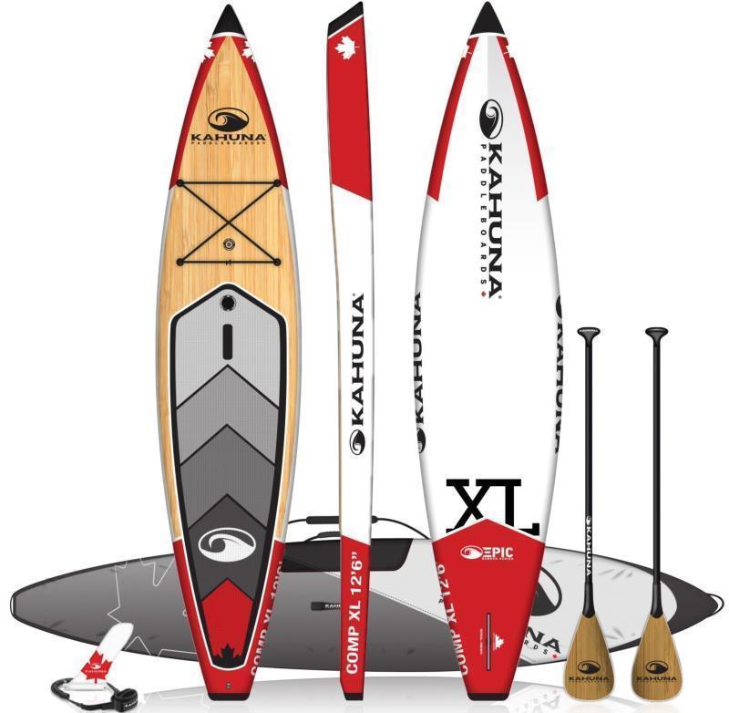 12`6" Comp Bamboo XL - Red / Bamboo - Package - Not Applicable 1