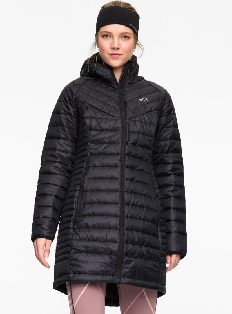 Aada Primaloft Long Jacket - Womens - Black 3