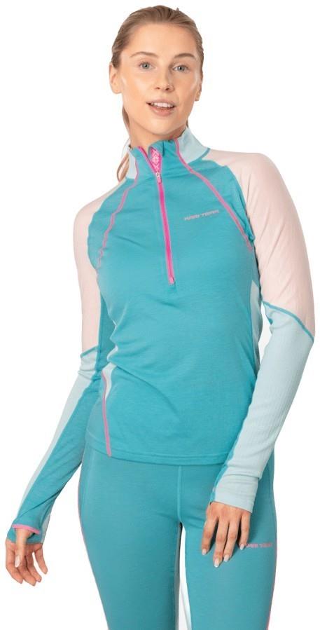 Alma Half Zip - Womens - blue lagoon 1
