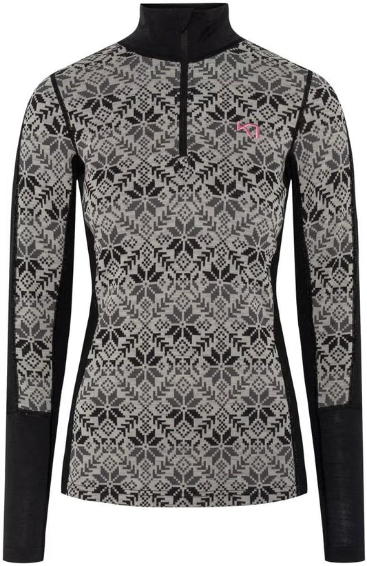 Anna Half Zip - Womens - black 1