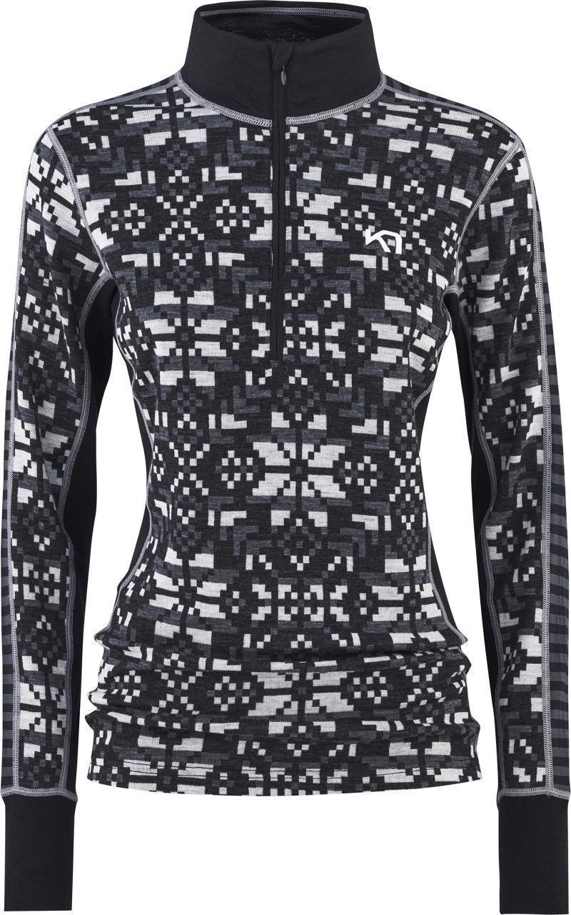 Else Half Zip Baselayer - Womens - Black 1