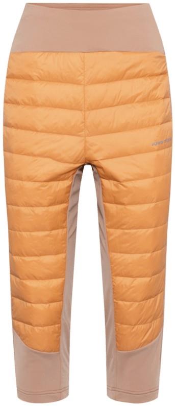 Emilie High Waist Capris - Womens - light orange 1