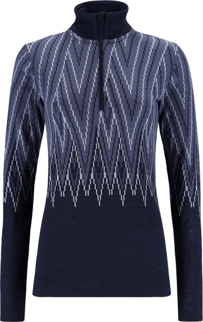 Juliane Wool Half Zip - Womens - Royal 1