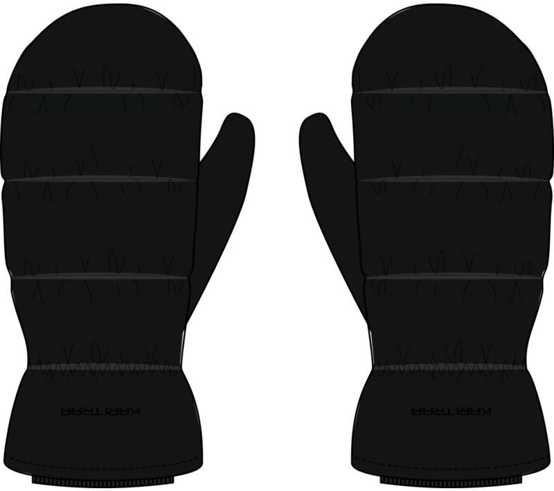 Linn Mittens - Womens - black 1