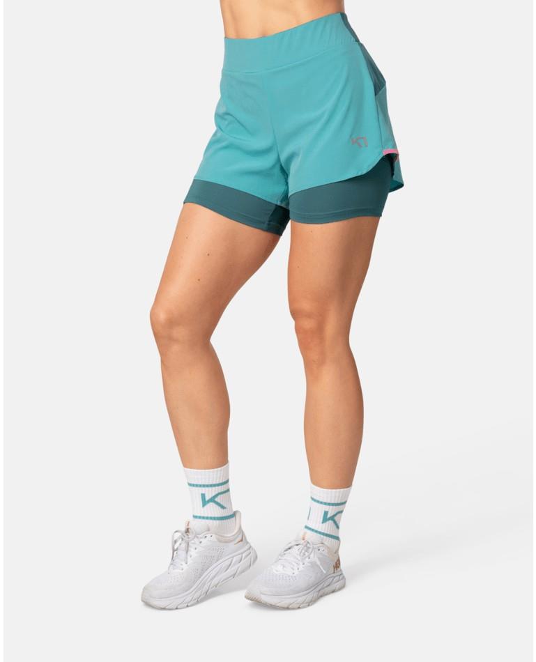 Mija Training Shorts - Womens - blue lagoon 1