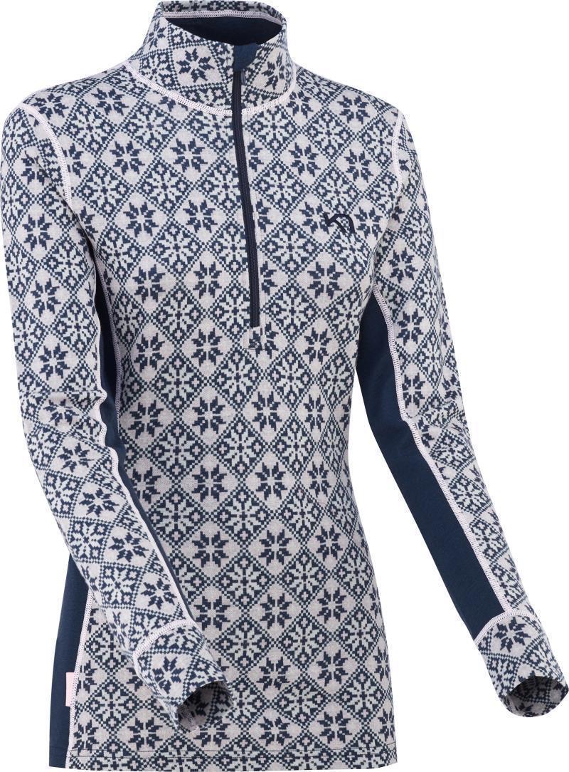 Rose Half Zip Baselayer Top - Womens - marin 1