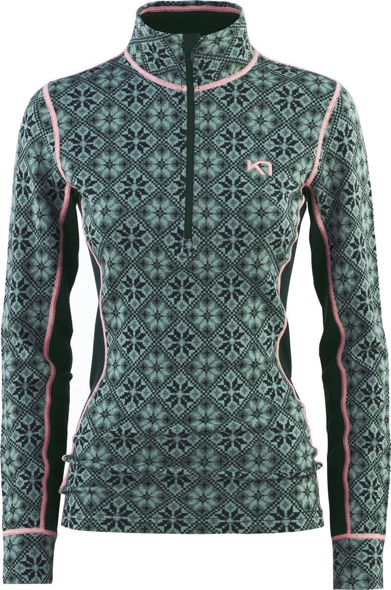 Rose Half Zip Baselayer Top - Womens - murk 1