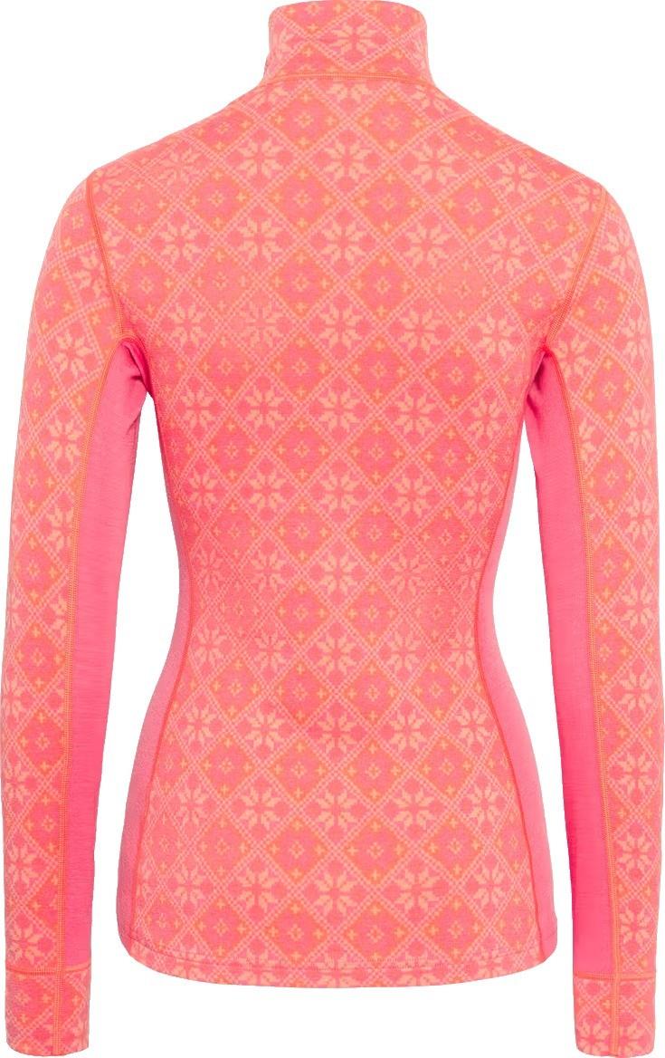 Rose Half Zip Top - Womens - bubblegum 1