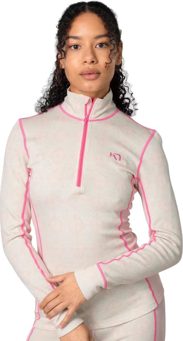 Rose Half Zip - Womens - cotton candy 1