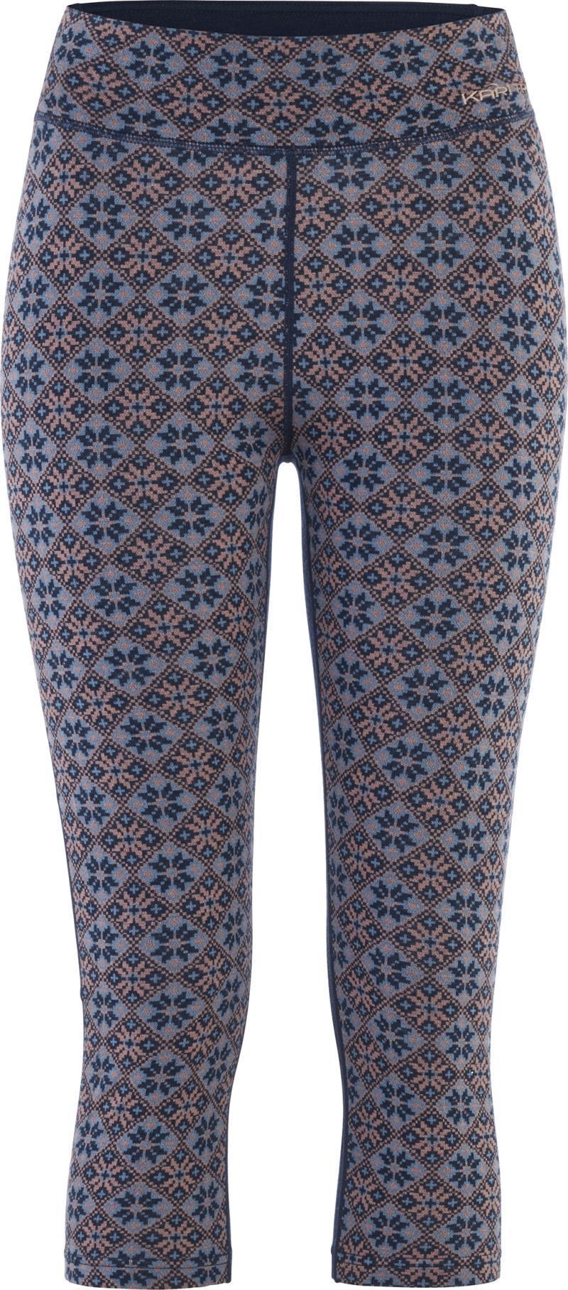 Rose Light Baselayer Capri Pants - Womens - Royal 1