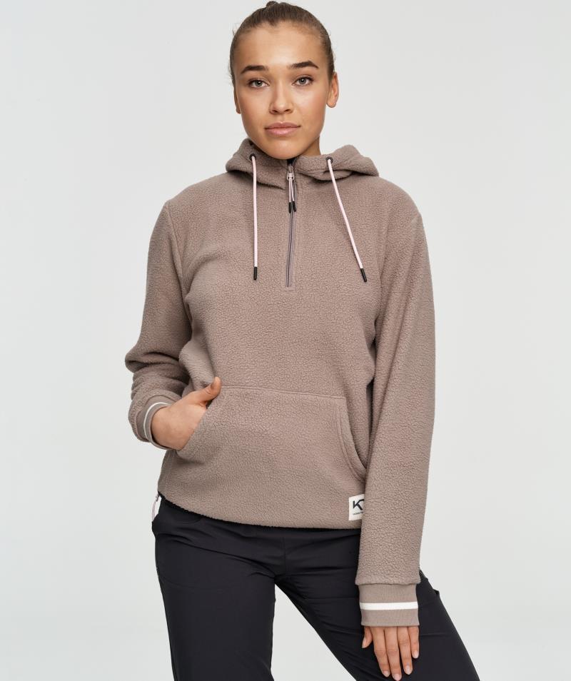 Rothe Fleece Hoodie - Womens - Clay 3