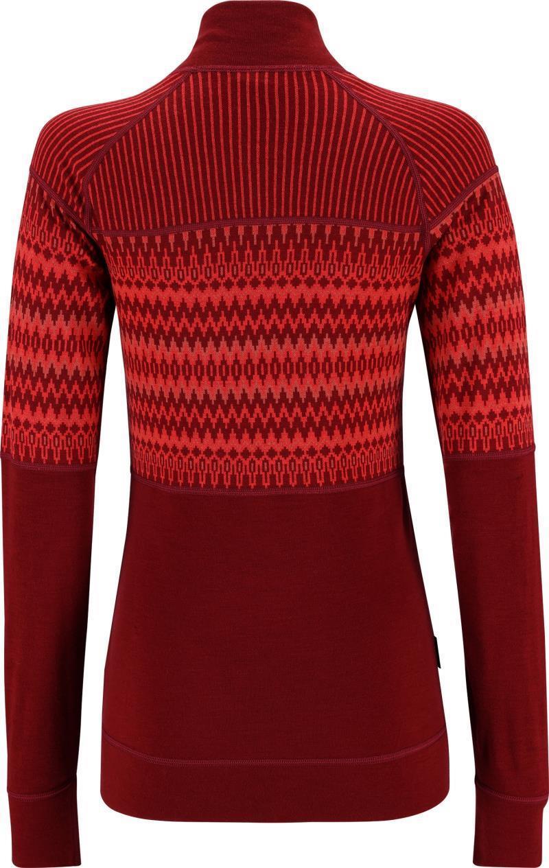 Silja Half Zip Baselayer - Womens - Rouge 2