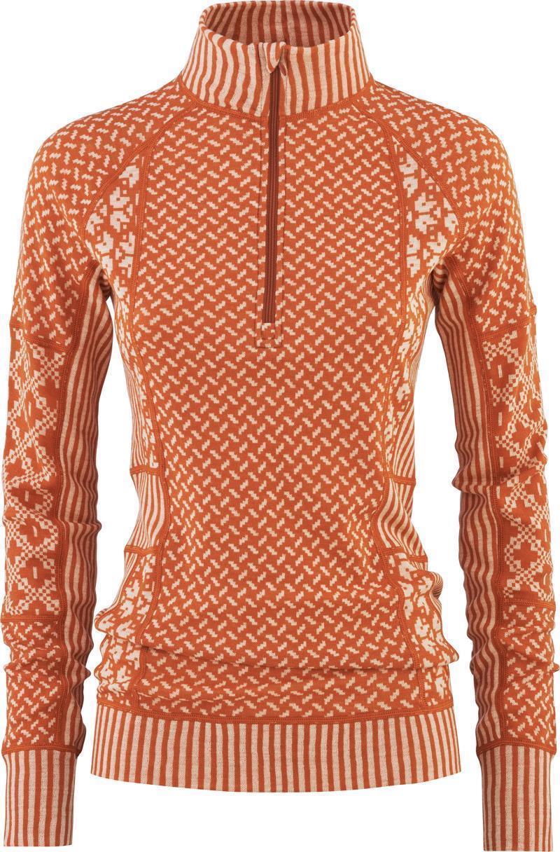 Smekker Half Zip Baselayer - Womens - Cotta 1