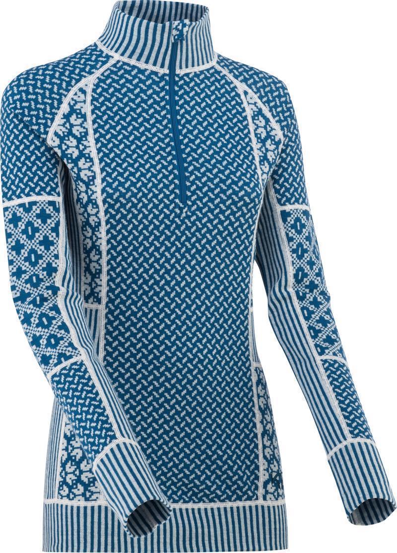 Smekker Half Zip Baselayer - Womens - Ocean 1