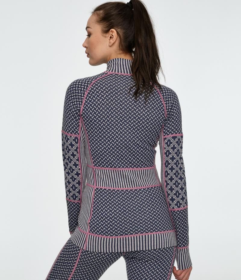 Smekker Half Zip Baselayer - Womens - Pearl 4