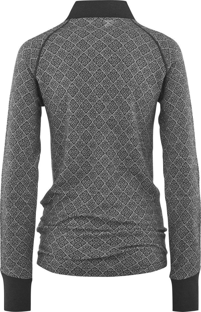 Voss Cashmere Mix Half Zip - Womens - DGrey 2
