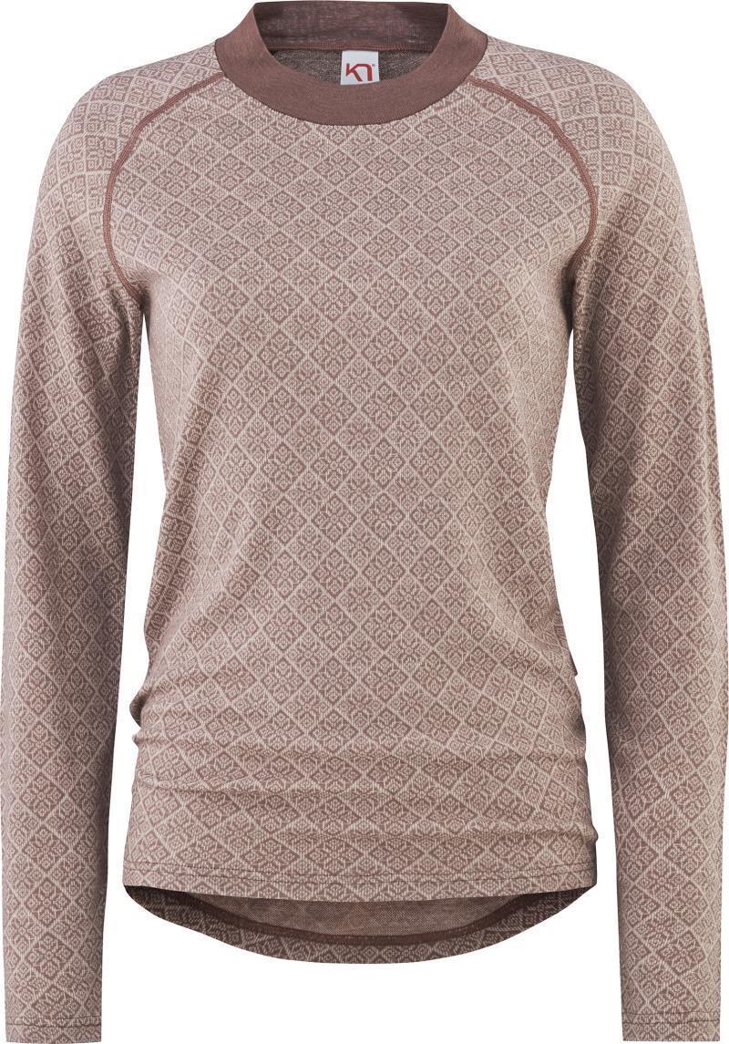 Voss Cashmere Mix LS - Womens - Taupe 1