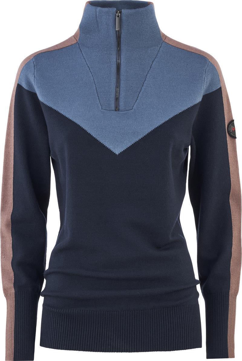 Voss Knit Half Zip - Womens - royal 1