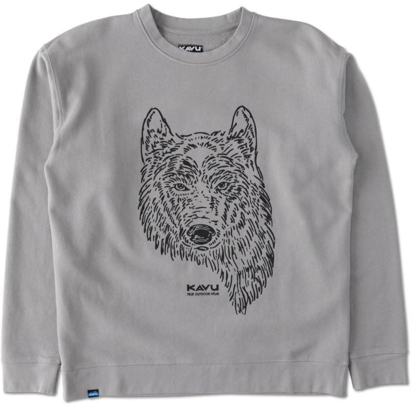 KAVU Core Crew - Mens - grey wolf 1