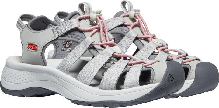 Astoria West Sandal - Womens - Grey / Coral 4