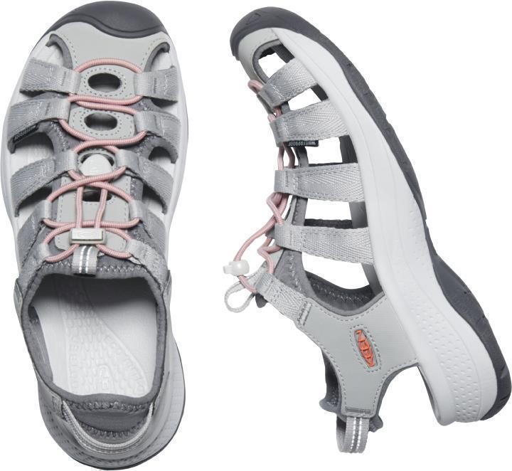 Astoria West Sandal - Womens - Grey / Coral 5