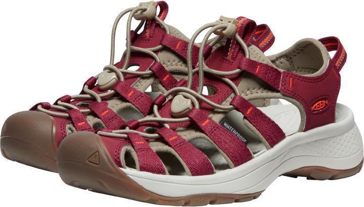 Astoria West Sandal - Womens - Merlot / Scarlet Ibis 4